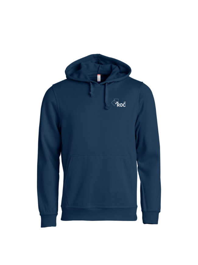 Sweat adulte marine Clique Basic Hoody