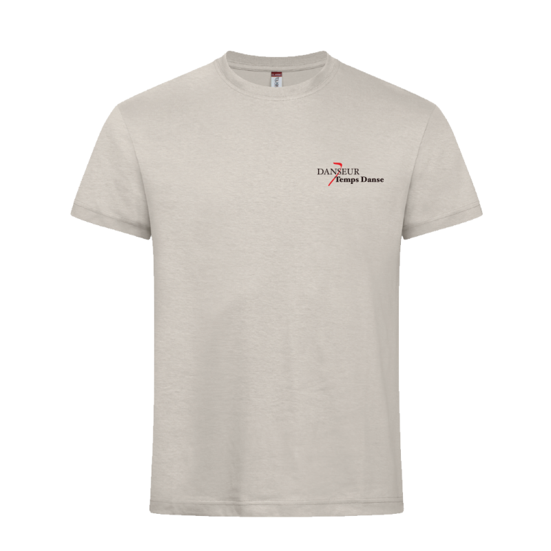 T-Shirt oversize adulte gris Clique Over-T Danseur 2