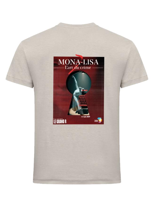 T-Shirt oversize adulte gris Clique Over-T Danseur 2