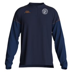 Sweat 1/2 zip enfant marine Kappa Massolo