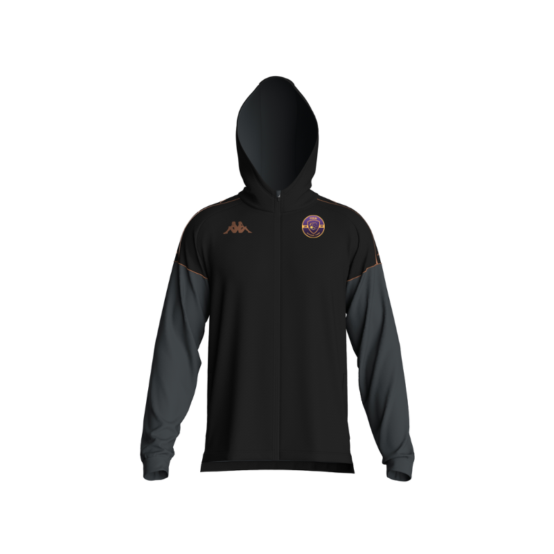 Veste capuche adulte noir Kappa Mevolo