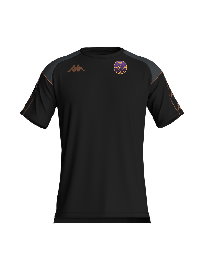 T-Shirt enfant noir Kappa Mavio