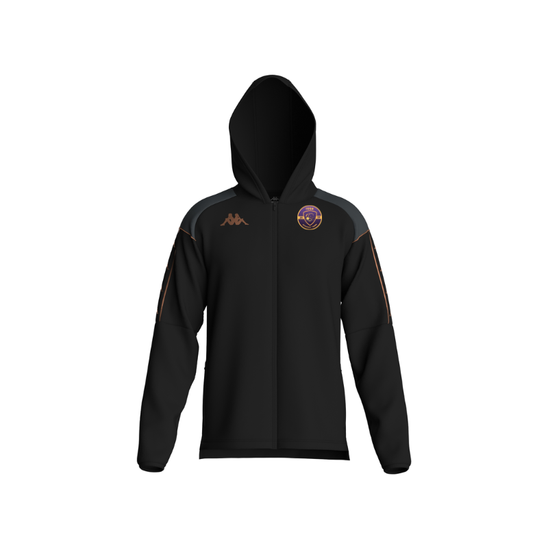 Veste capuche coton enfant noir Kappa Miordizi