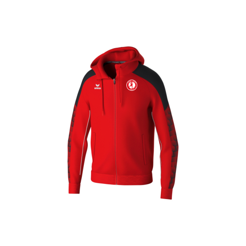 Veste capuche femme rouge Erima Evo Star