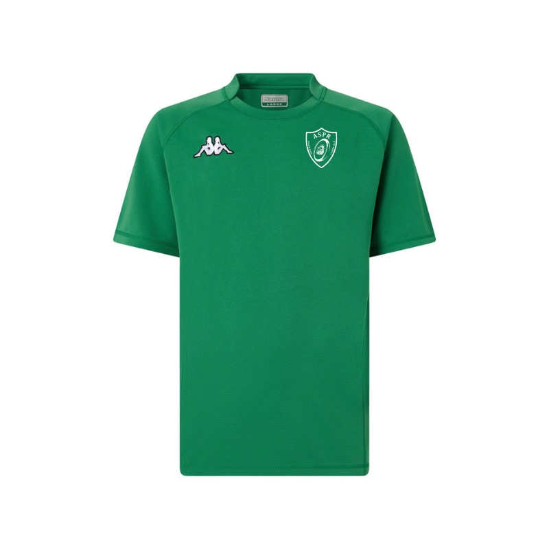 Maillot de rugby match adulte vert Kappa Telese