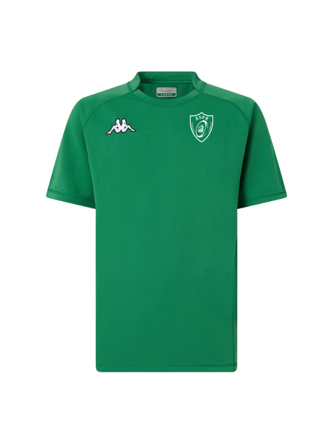 Maillot de rugby match adulte vert Kappa Telese