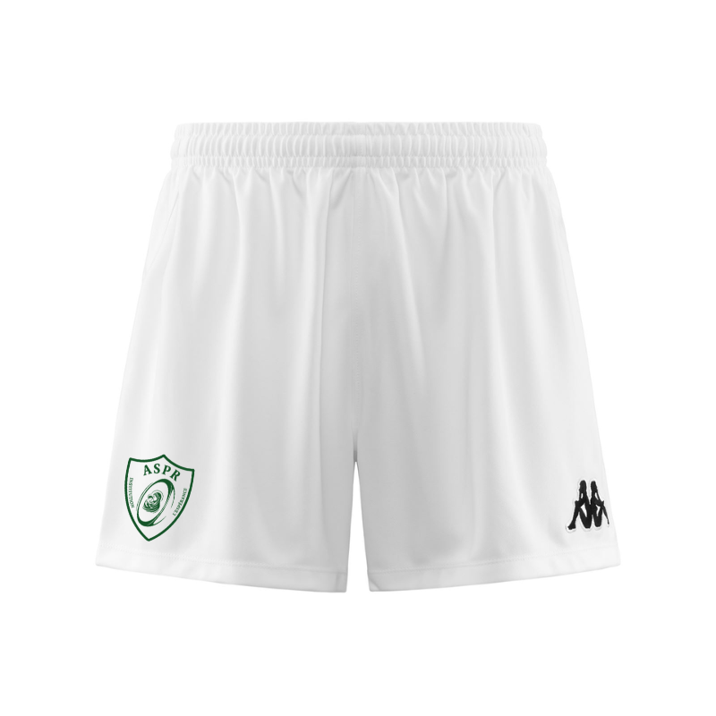 Short de rugby enfant blanc Kappa Sanremo