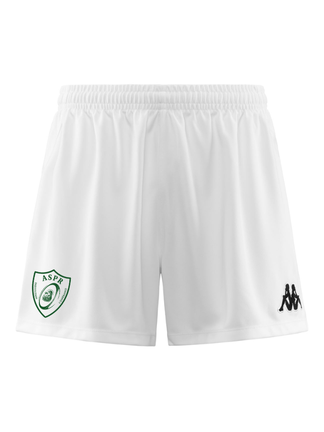 Short de rugby enfant blanc Kappa Sanremo