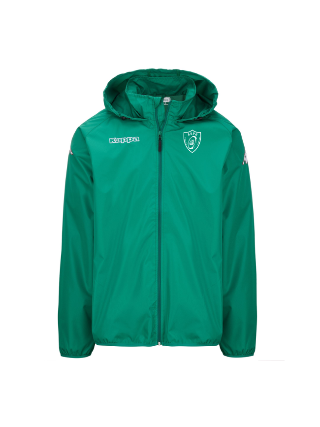 Coupe-vent adulte vert Kappa Martio