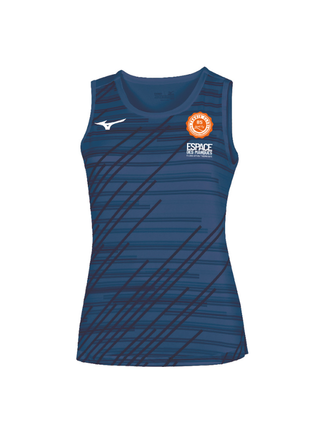 Débardeur femme marine Mizuno Chiba