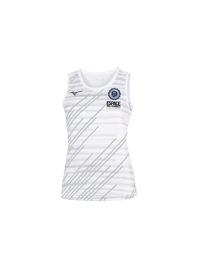 Débardeur femme blanc Mizuno Chiba