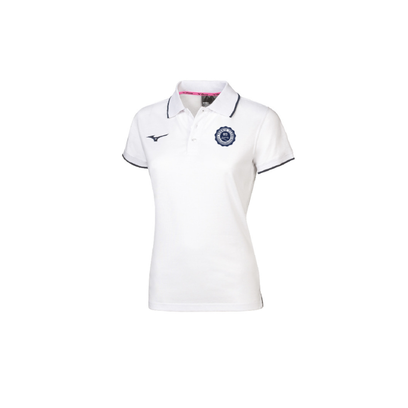 Polo femme blanc Mizuno