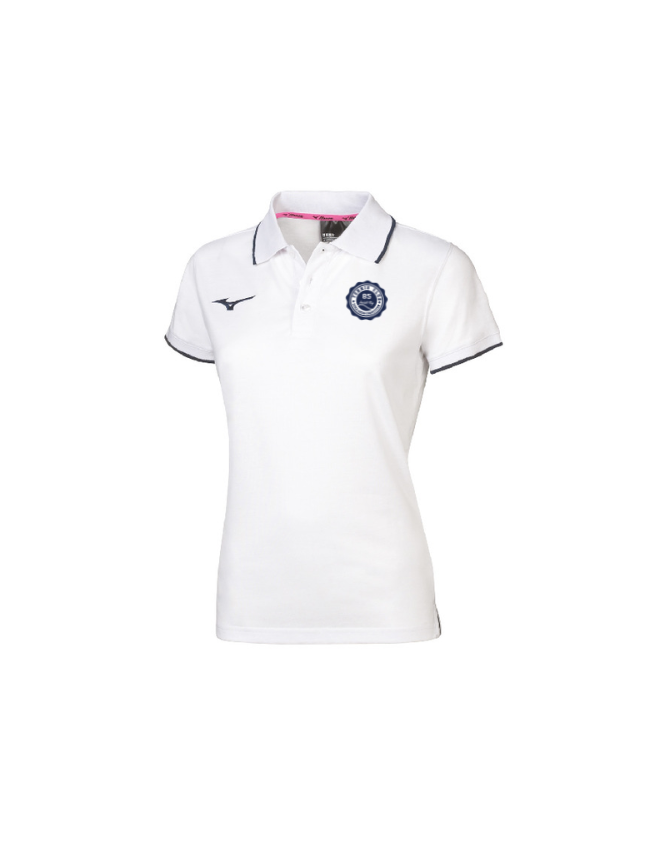 Polo femme blanc Mizuno