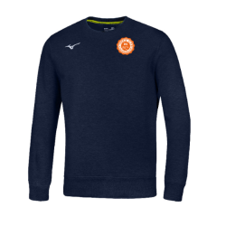Pull adulte marine Mizuno Terry Crew