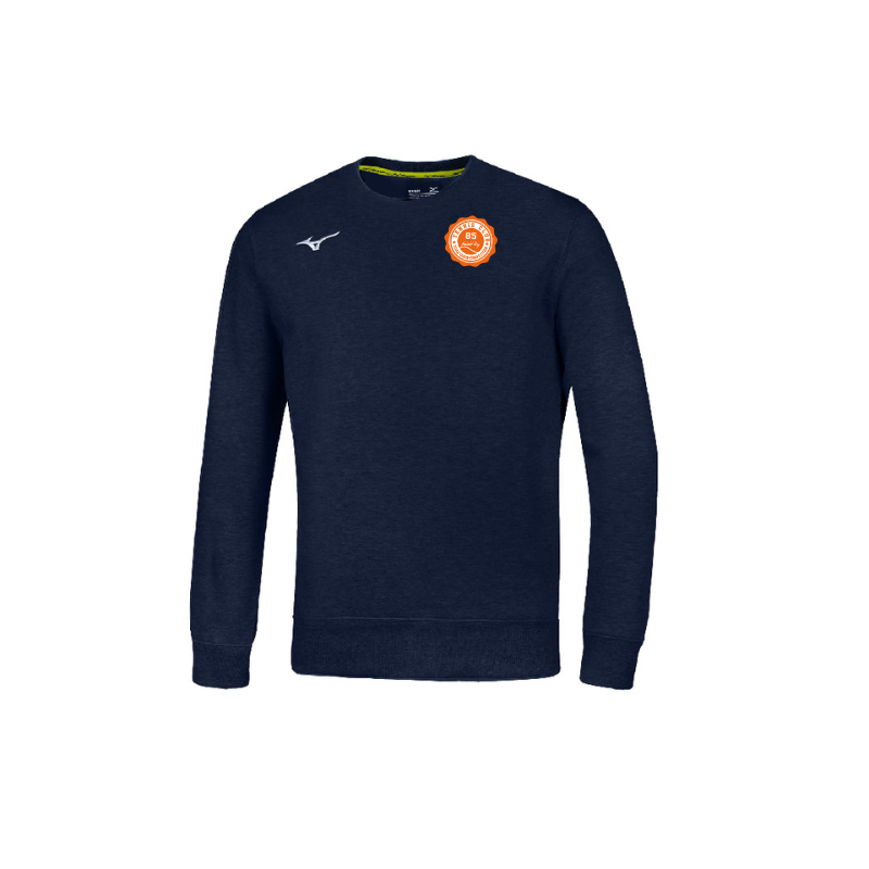 Pull adulte marine Mizuno Terry Crew