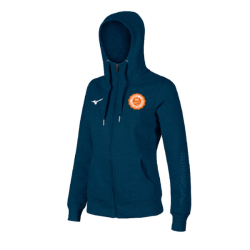 Sweat zip femme marine Mizuno Team