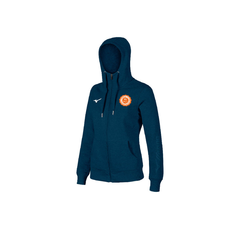 Sweat zip femme marine Mizuno Team