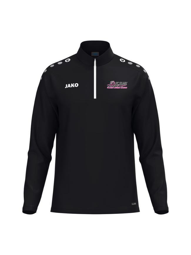 Sweat 1/2 zip enfant noir Jako One