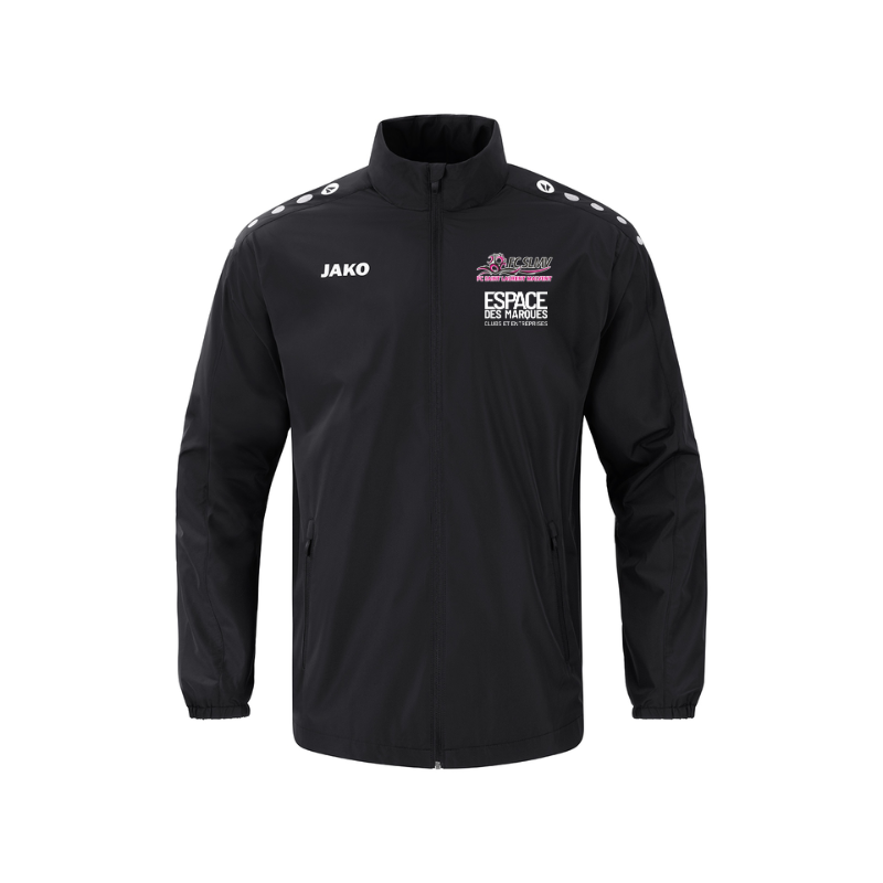 Veste de pluie adulte noir Jako Team 2.0