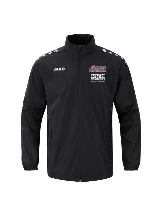 Veste de pluie adulte noir Jako Team 2.0