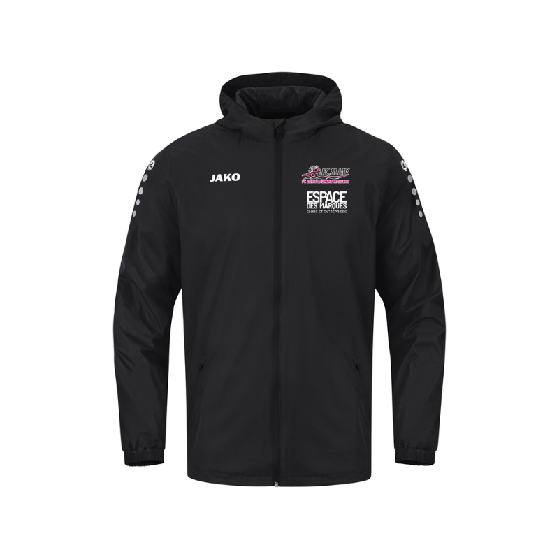 Veste de pluie enfant noir Jako Team 2.0