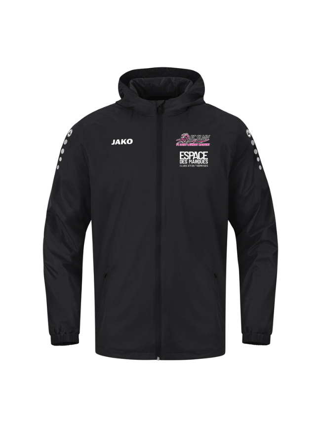 Veste de pluie enfant noir Jako Team 2.0