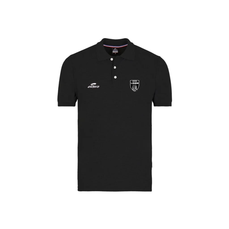 Polo coton noir Eldera Classico