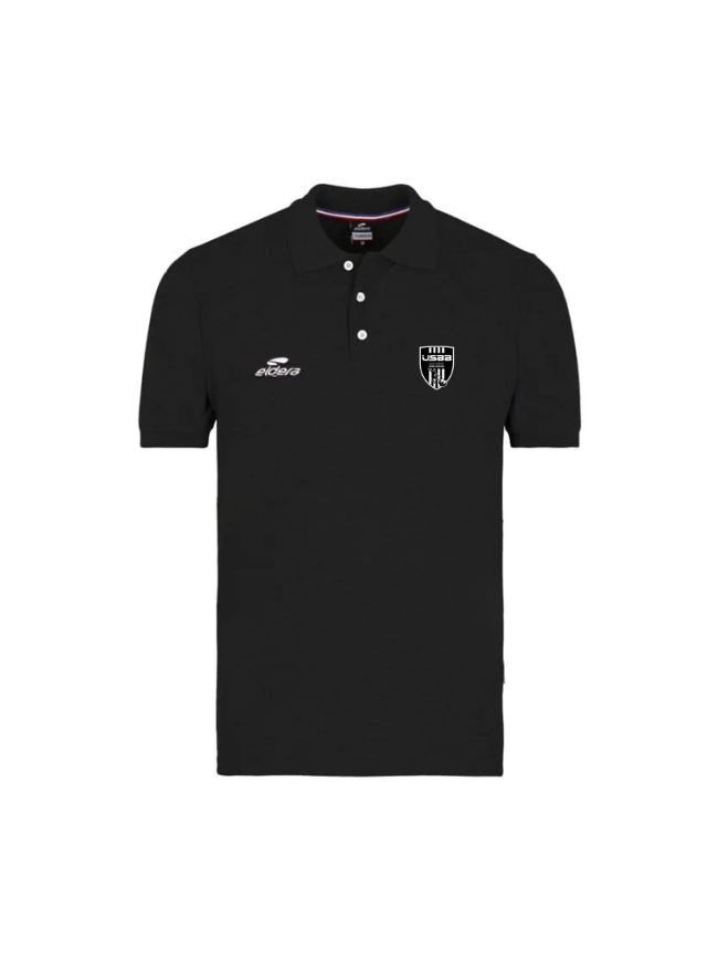 Polo coton noir Eldera Classico