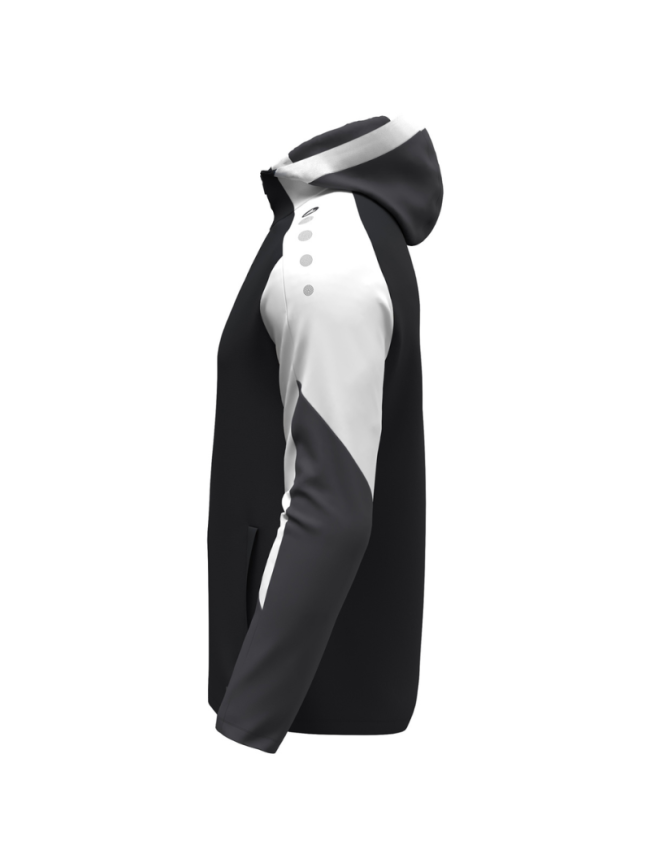 Veste à capuche adulte noir Jako Dynamic