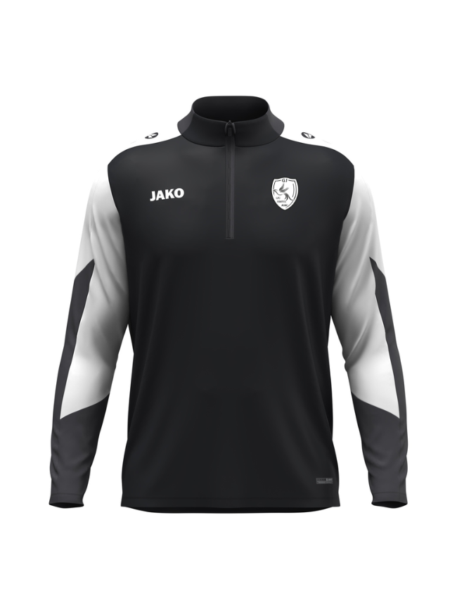 Sweat 1/2 zip adulte noir Jako Dynamic