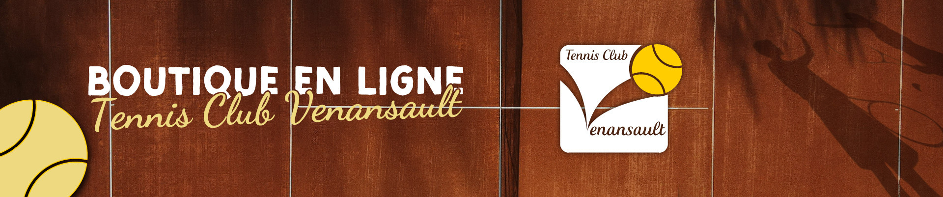 TENNIS CLUB VENANSAULT | BOUTIQUE EN LIGNE